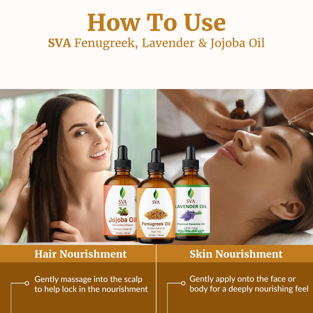 Fenugreek Lavender 4 Fl oz Glass Bottles with Droppers Q858