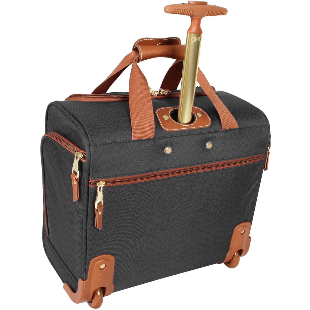 15 Inch Carry on Suitcase Black Q914