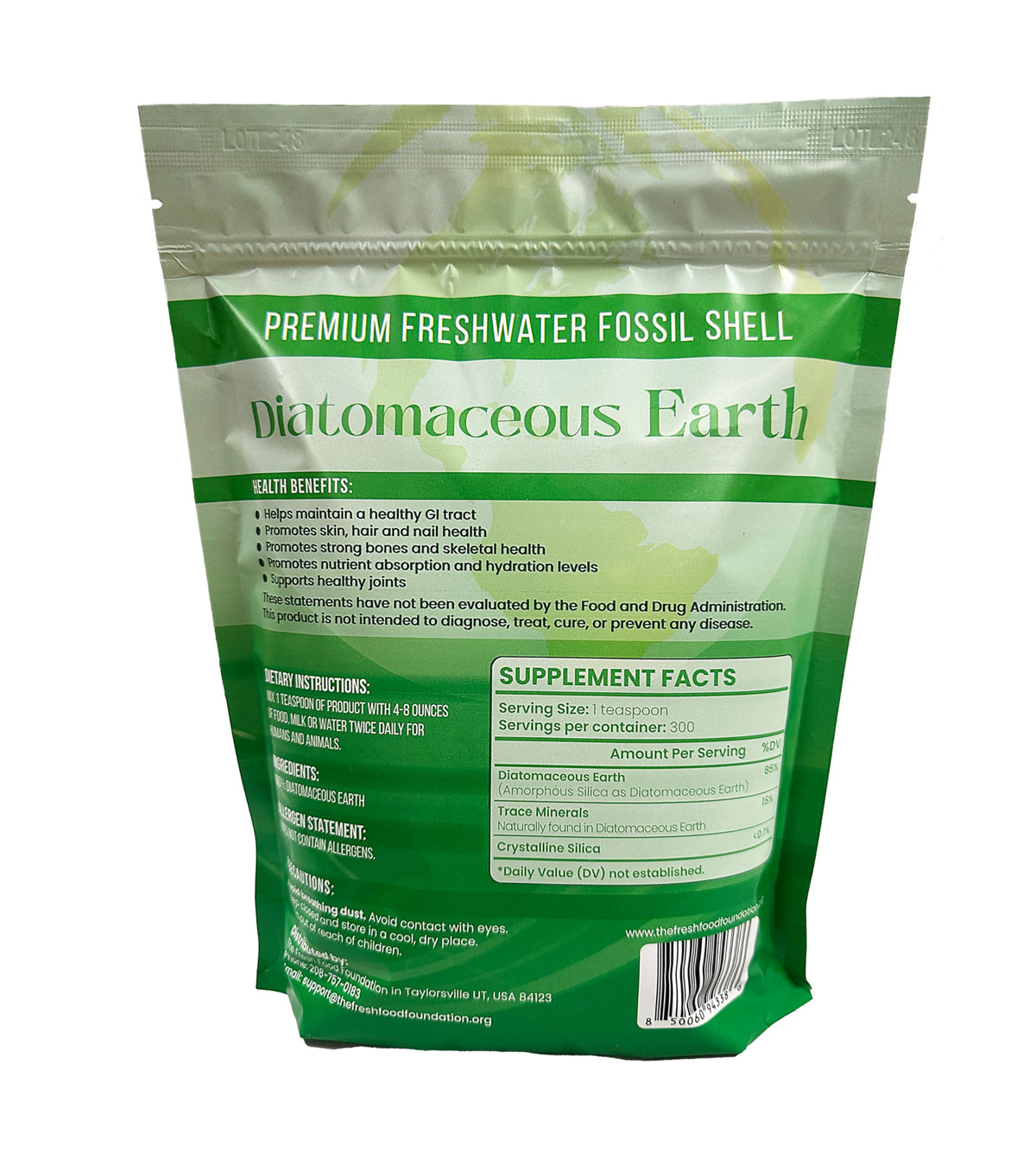 Food Grade Diatomaceous Earth Powder 1 lb K7801
