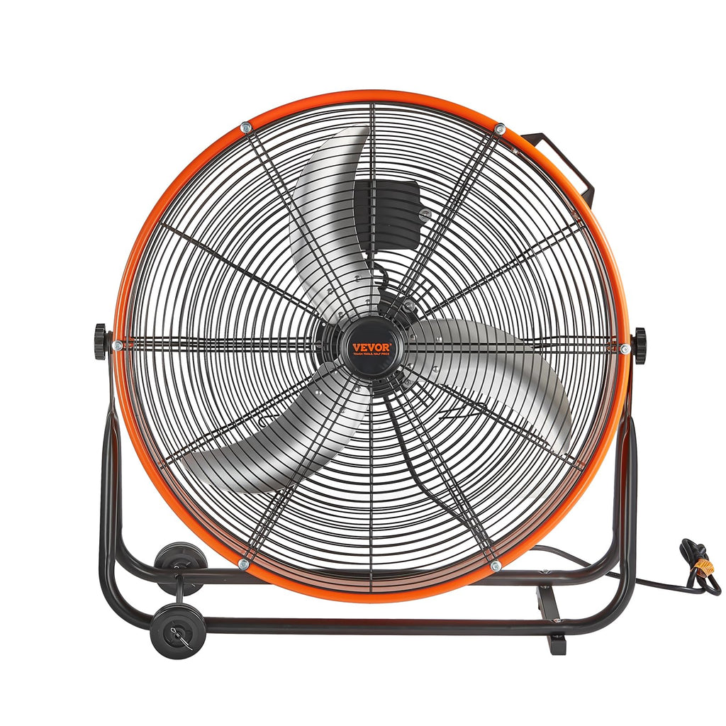 24" High Velocity 3-Speed Industrial Drum Fan P296629