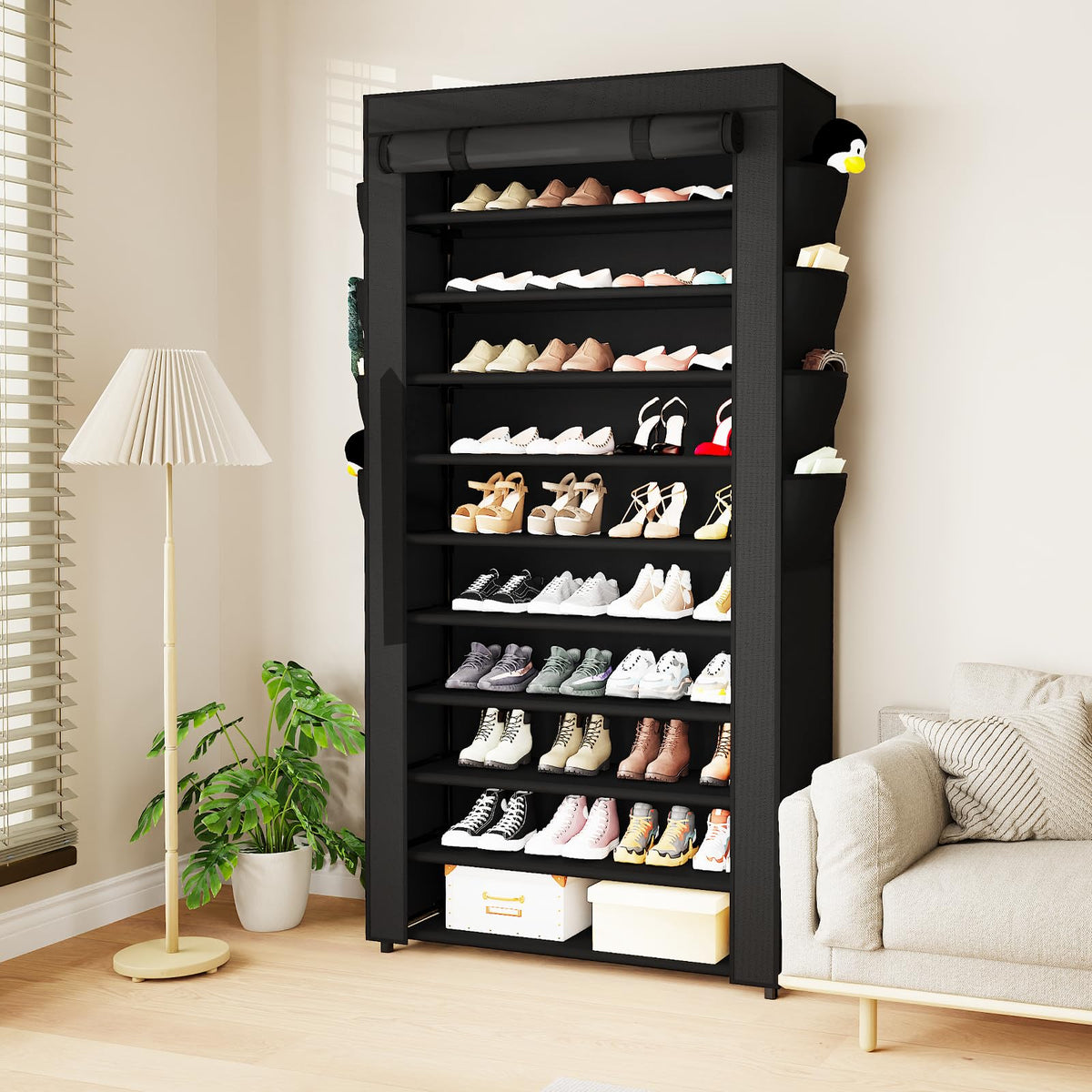 Shoe Rack with Cover X44035