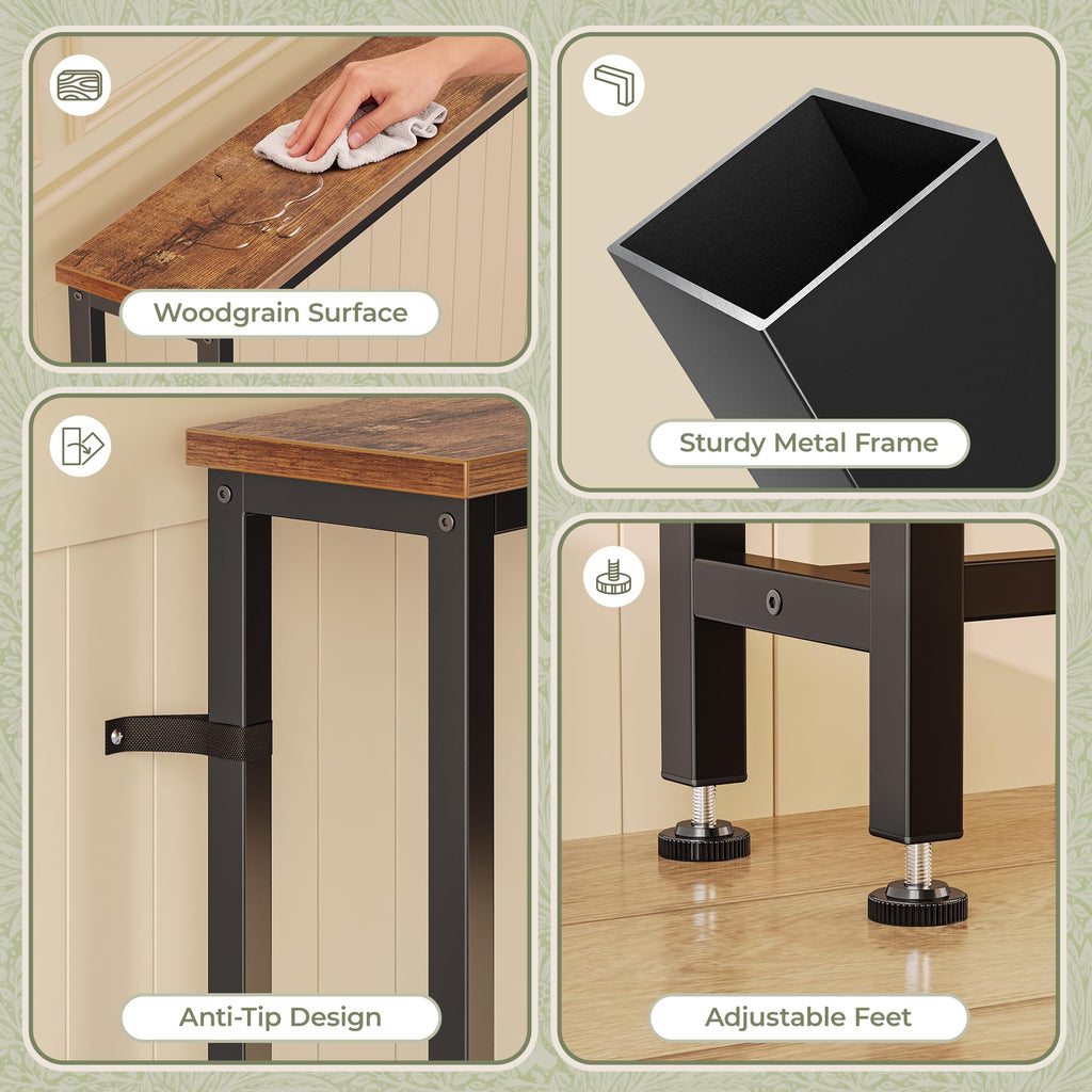 Sofa Table with Power Outlets N346