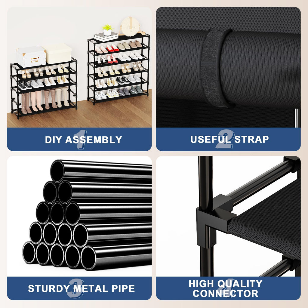 Shoe Rack with Cover X44035