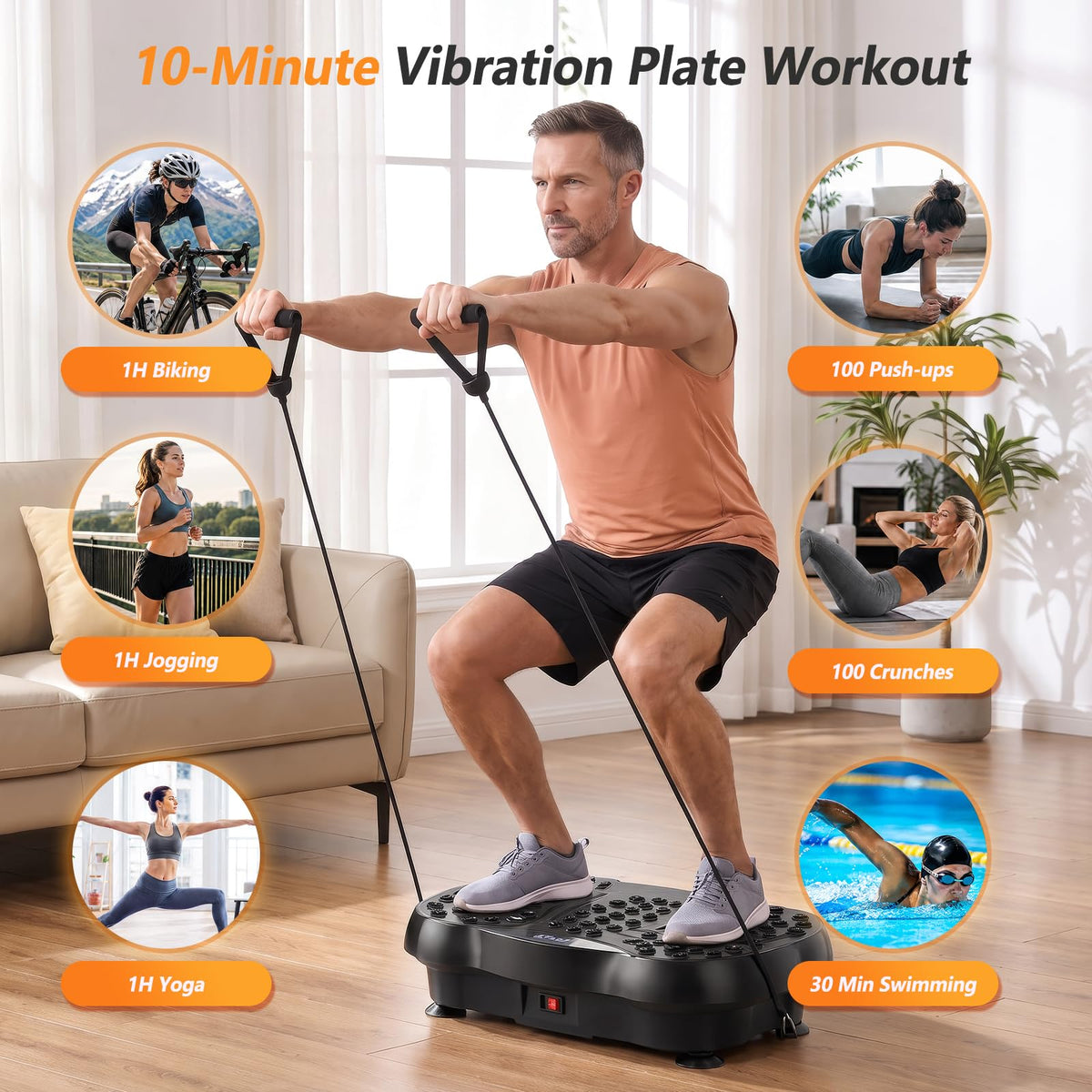 Vibration Plate Exercise Machine G9064