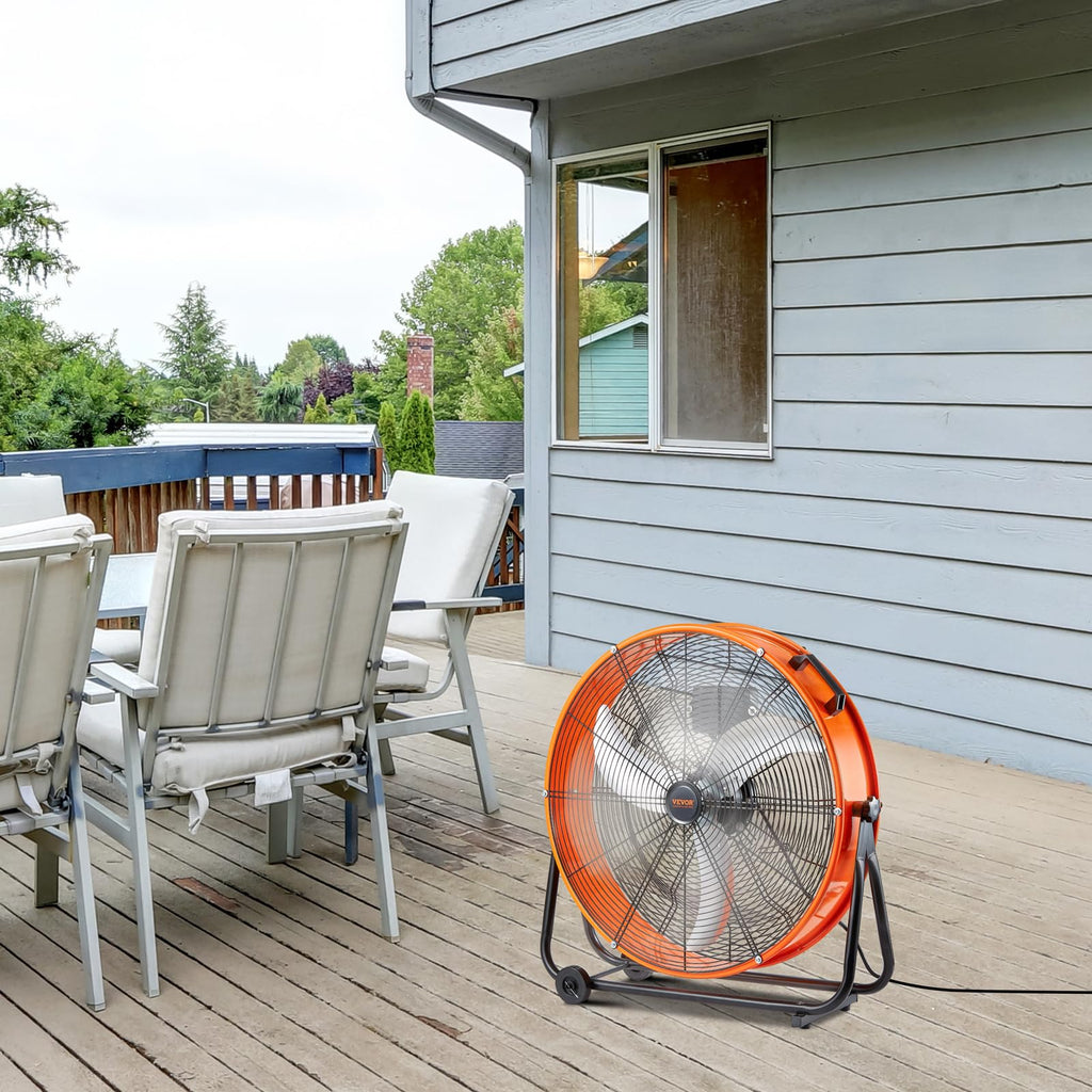 24" High Velocity 3-Speed Industrial Drum Fan P296629