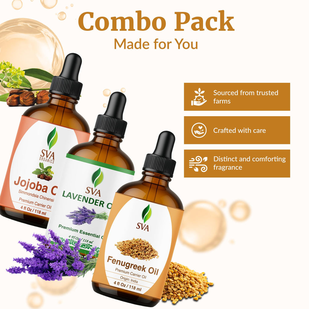 Fenugreek Lavender 4 Fl oz Glass Bottles with Droppers Q858