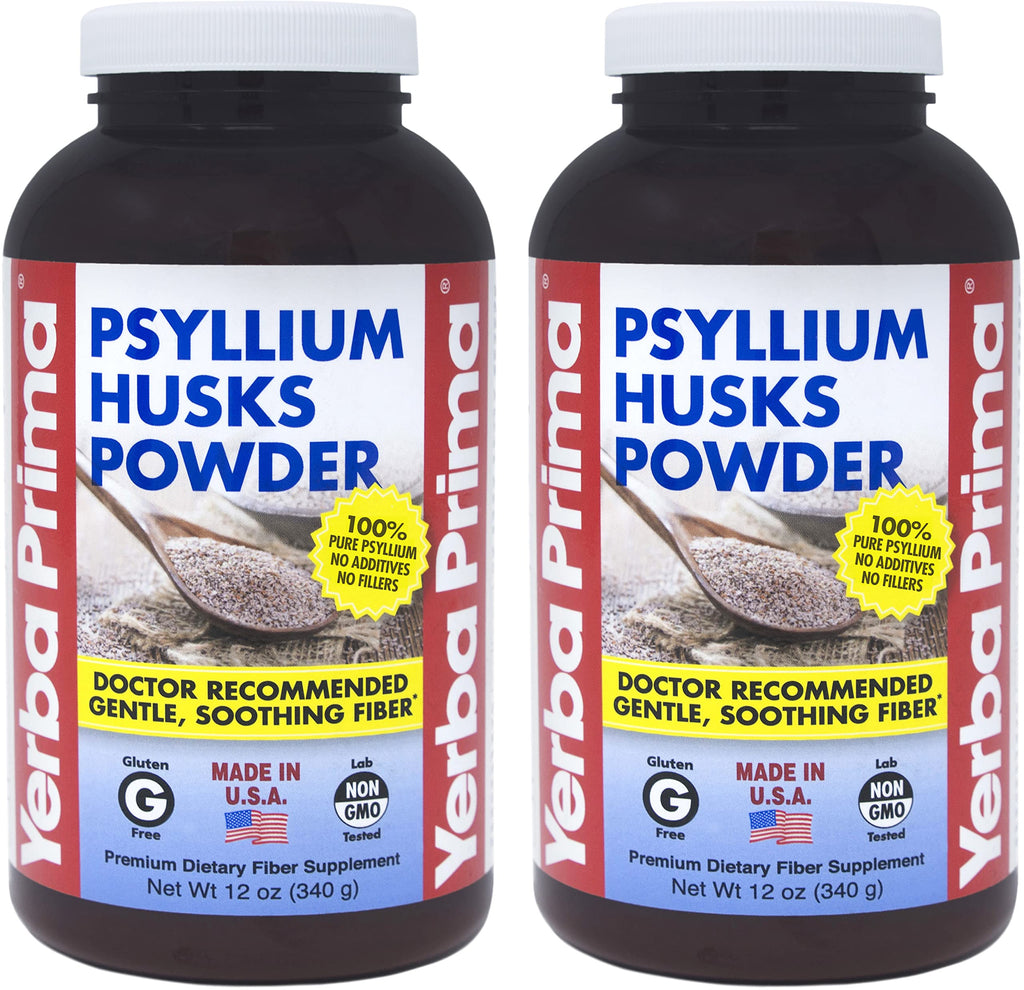 Psyllium Husk Powder 12 oz (Pack of 2) J408