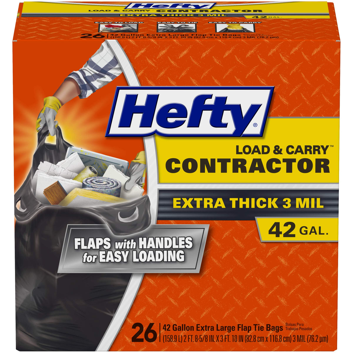 42 Gallon 3.0 Mil Trash Bags Y6580