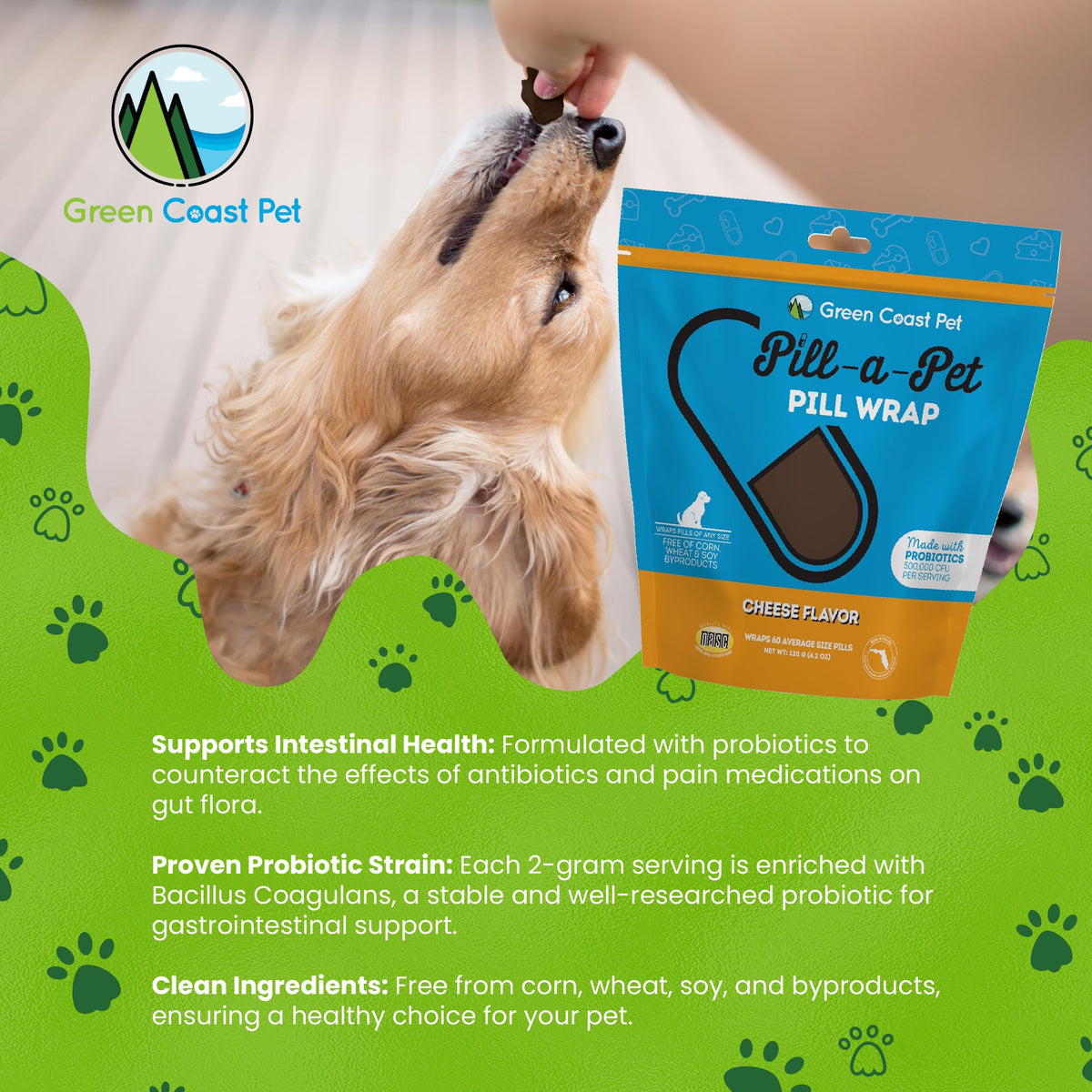 Cheese Flavor Dog Pill Wrap S6522