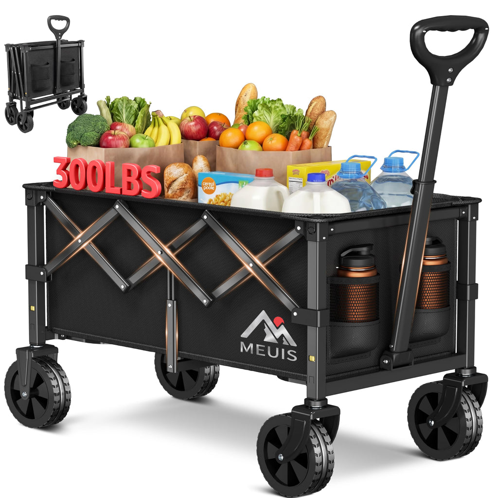 Collapsible Grocery Wagon Cart with Wheels B848
